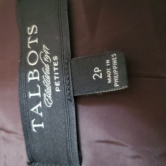 Talbots petite 0- 2p wool blazer equestrian - Picture 3 of 8